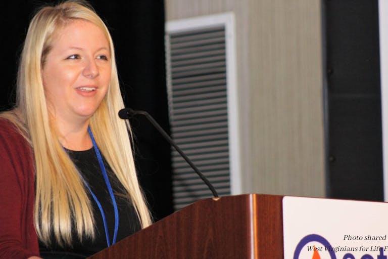 Photo shared on West Virginians for Life Facebook page