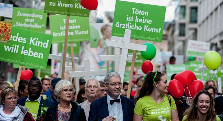 ‘March for life’ demostration in Berlin