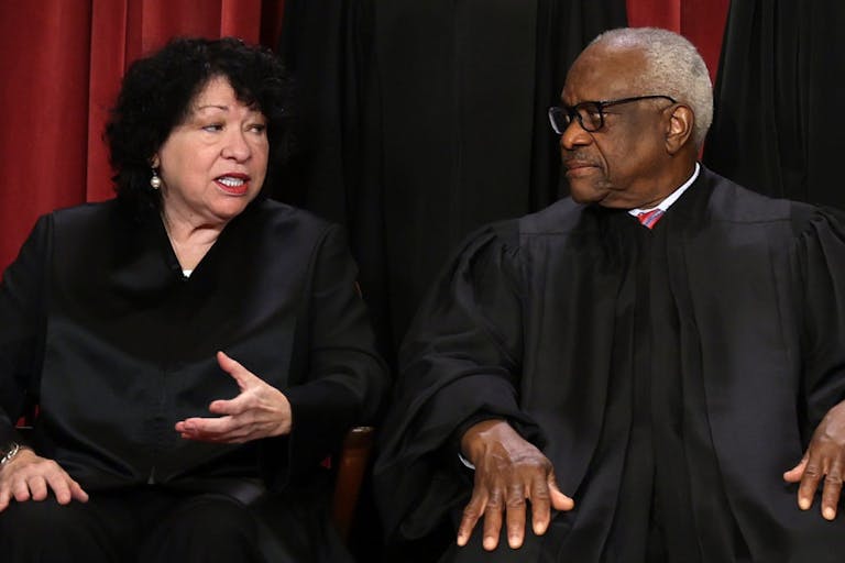 The U.S. Supreme Court Poses For Official Group Photo