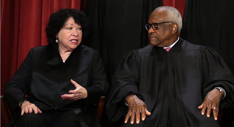 The U.S. Supreme Court Poses For Official Group Photo