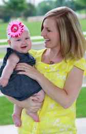 A mother who donates milk to the International Breast Milk Project