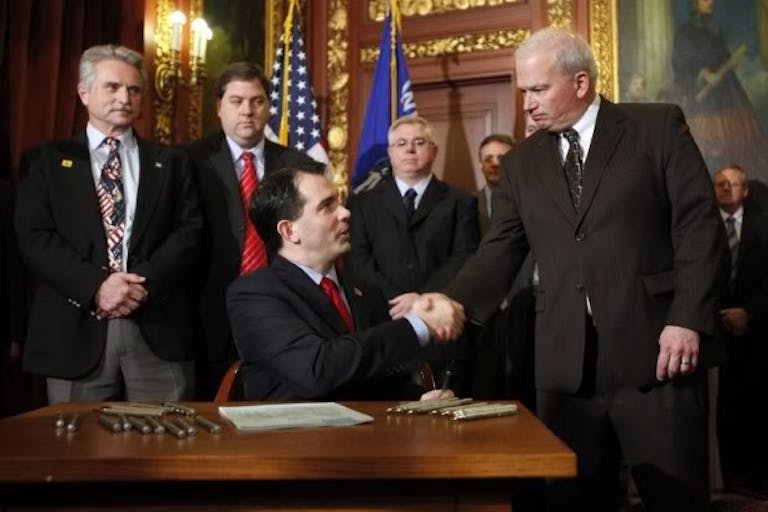 Scott Walker and Fitzgerald