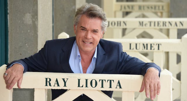 DEAUVILLE, FRANCE – SEPTEMBER 09: Actor Ray Liotta unveils his cabin sign as a tribute for his career along the Promenade des Planches during the 40th Deauville American Film Festival on September 9, 2014 in Deauville, France. (Photo by Pascal Le Segretain/Getty Images)