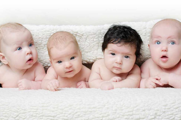 babies, abortion, birthrate, quadruplets