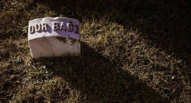 Baby Tombstone at Rose Hill Cemetery in Macon, Georgia. (Getty Images) miscarried, aborted