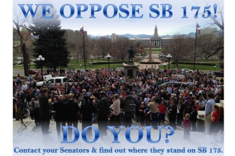 prayer vigil, colorado, sb175