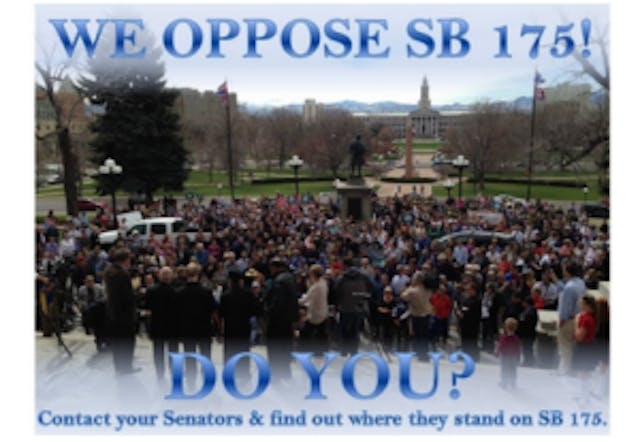 A photo from Colorado Family Action, taken at yesterday’s prayer vigil on the Capitol steps in Denver. A photo from Colorado Family Action, taken at yesterday's prayer vigil on the Capitol steps in Denver.