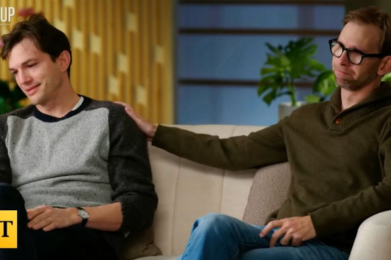 Michael and Ashton Kutcher