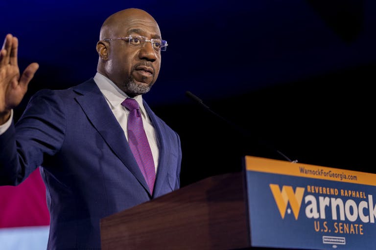 Warnock Election Night party