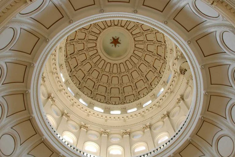 Texas state capital building in Austin