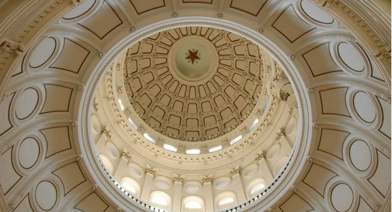 Texas state capital building in Austin