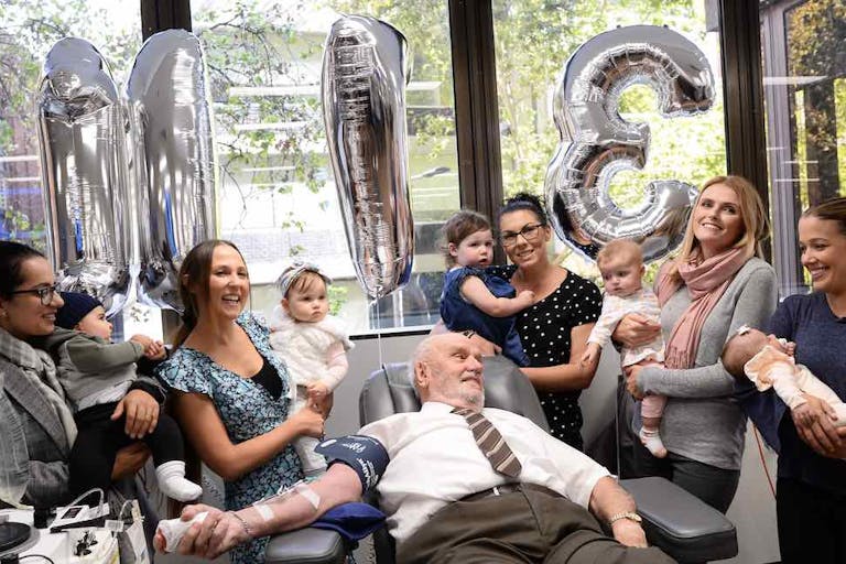 81-year-old with rare blood type gives last blood donation