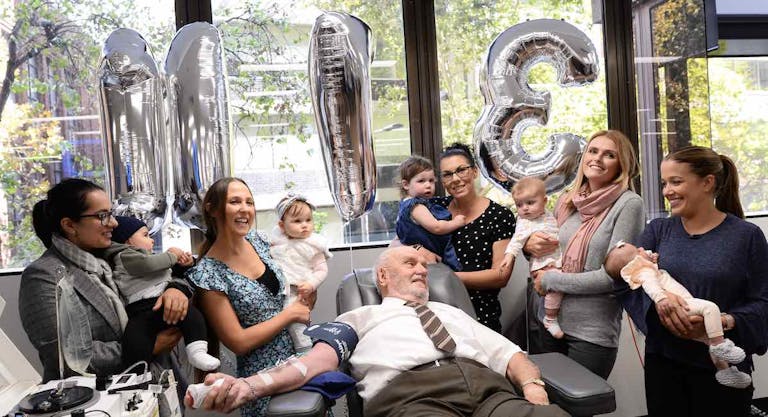 81-year-old with rare blood type gives last blood donation