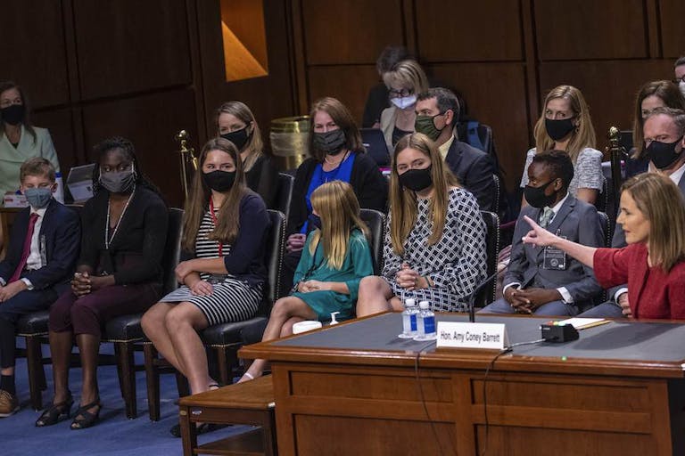 Senate Holds Confirmation Hearing For Amy Coney Barrett To Be Supreme Court Justice