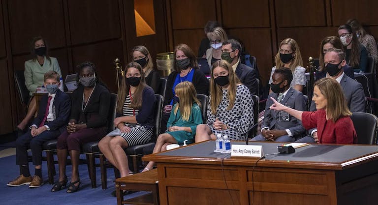 Senate Holds Confirmation Hearing For Amy Coney Barrett To Be Supreme Court Justice