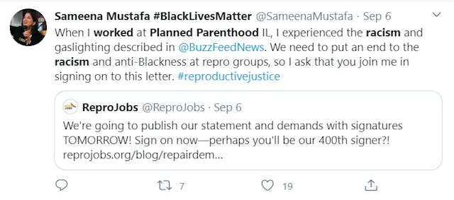 Planned Parenthood former staffer confirms PP is racist on Twitter Image: Planned Parenthood former staffer confirms PP is racist on Twitter