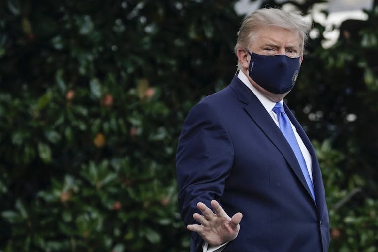 Trump Departs White House For Walter Reed Medical Center After COVID-19 Diagnosis