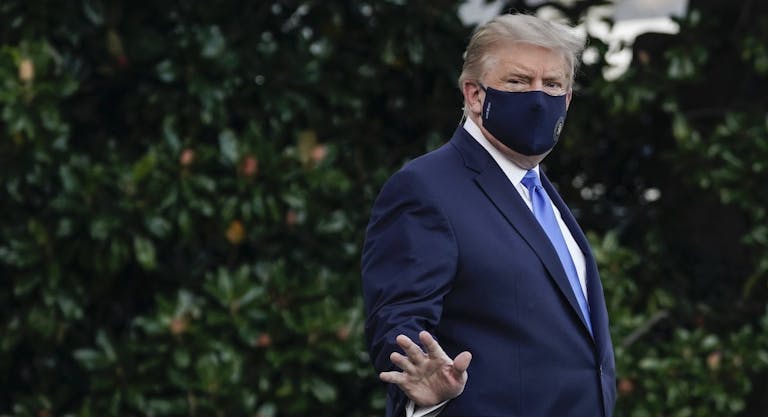 Trump Departs White House For Walter Reed Medical Center After COVID-19 Diagnosis