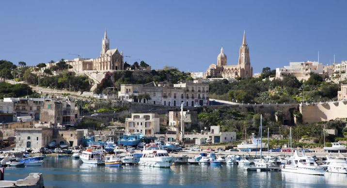 Mgarr harbor, Gozo island, Malta