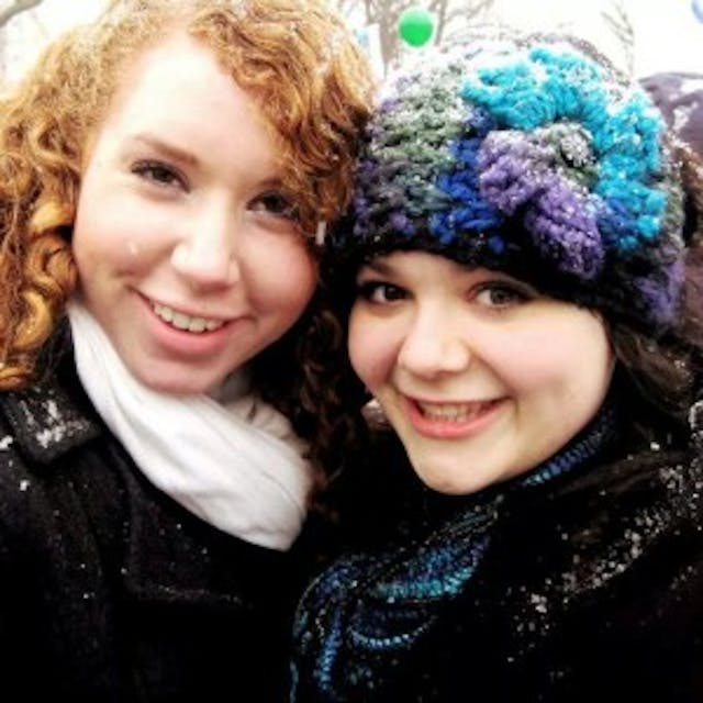 Gabriella and a friend at the March for Life IMG_1007731261575
