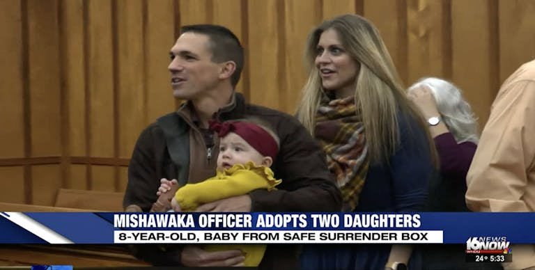 officer wife adopt safe haven baby