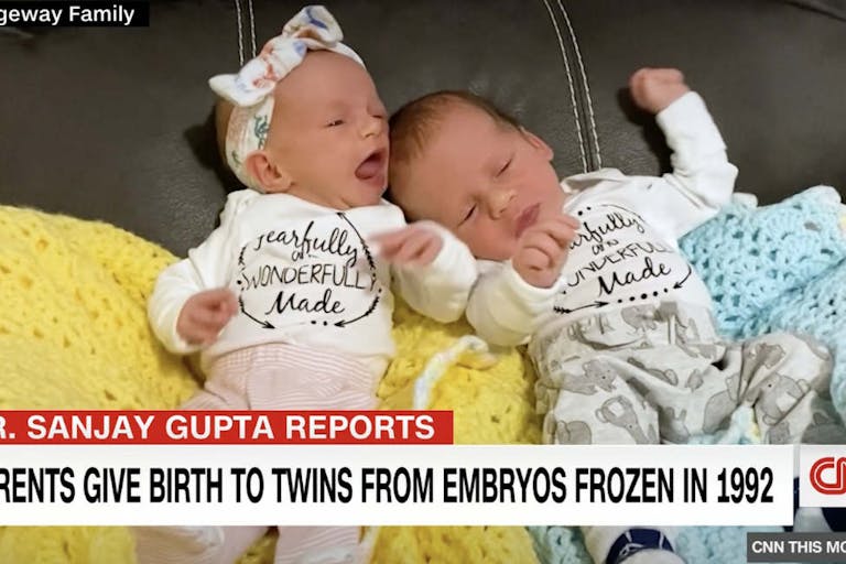 screenshot twins embryos frozen
