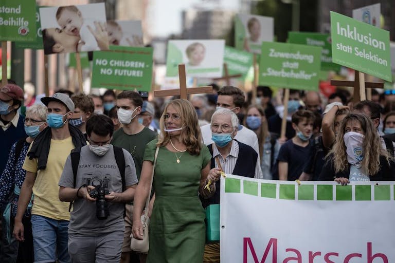 March For Life Anti-Abortion Protest In Berlin
