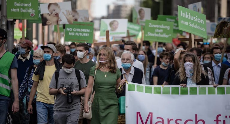 March For Life Anti-Abortion Protest In Berlin
