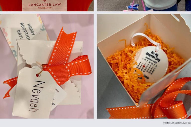 Lancaster Law Foundation adoption day