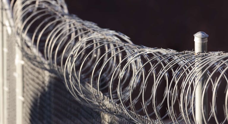 Razor Wire Fence Border Homeland Security