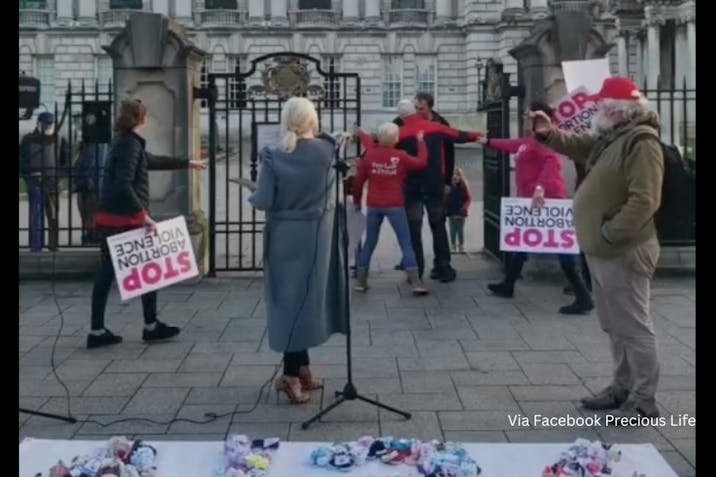 Ireland, pro-life, pro-abortion attack