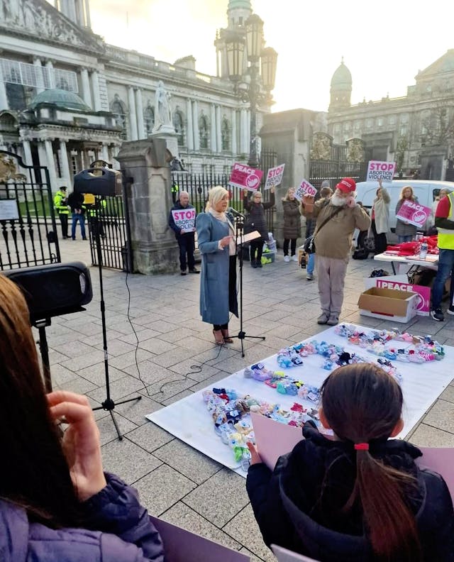 Pro-abortion man bites pro-life activist in Northern Ireland image