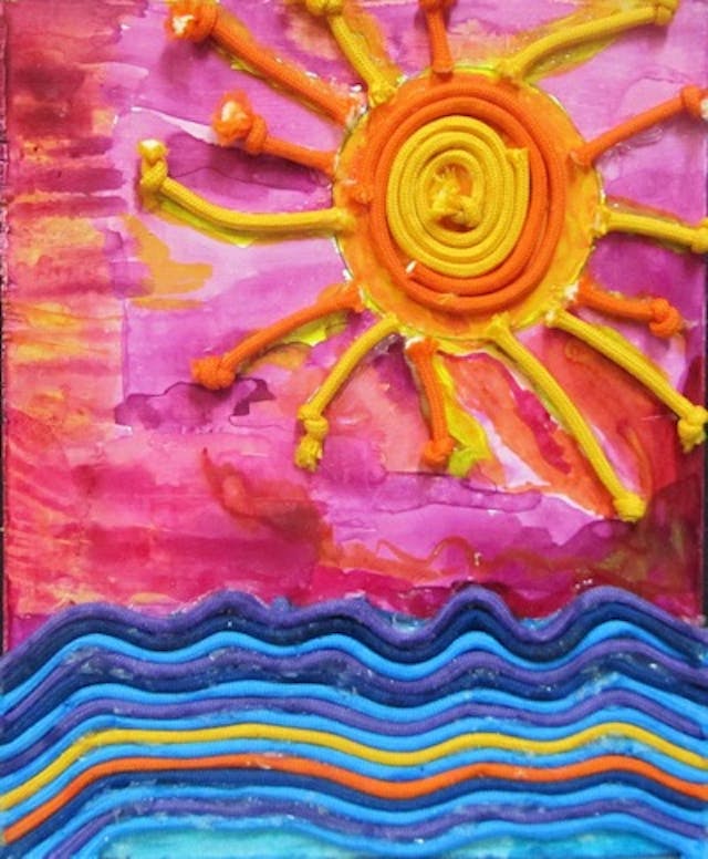 Sunrise Over the Ocean