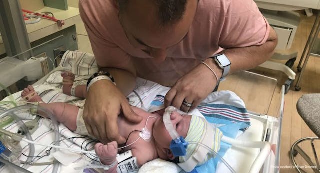 Victory as a newborn (Photo courtesy of Brian Downey)