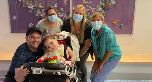 Photo shared publicly on Brian Downey’s Facebook page Trisomy 13