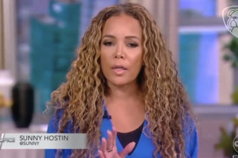 sunny hostin the view screenshot twitter