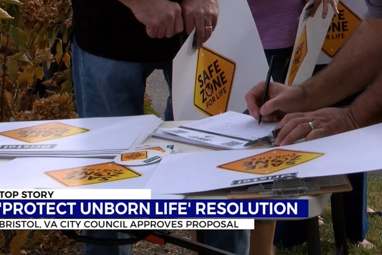 Image: Bristol pro-life ordinance bans abortion clinic protects unborn life