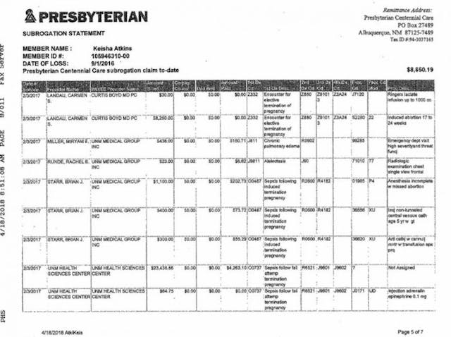 The late-term abortion that killed Keisha Atkins and her baby was funded by taxpayers image
