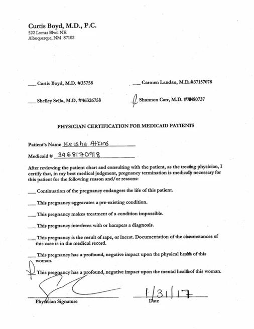 The late-term abortion that killed Keisha Atkins and her baby was funded by taxpayers image