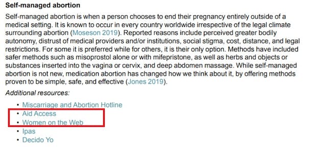 TEACH abortion training Medication abortion promotes websites illegally distributing the abortion pill Image: TEACH abortion training Medication abortion promotes Illegal websites