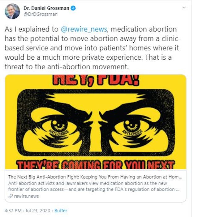 Fact checking the fact checkers: Yes, the abortion pill really is dangerous image