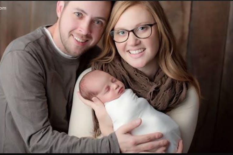 Tina and Benjamin Gibson had their first child Emma through embryo adoption. WBIR