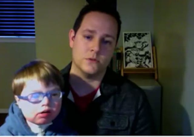 Chip Reese with his son, Ollie Chip Reese with his son, Ollie