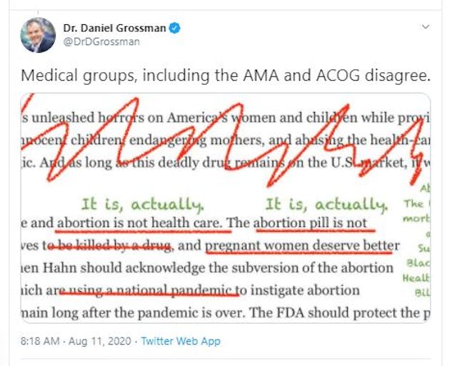 Fact checking the fact checkers: Yes, the abortion pill really is dangerous image