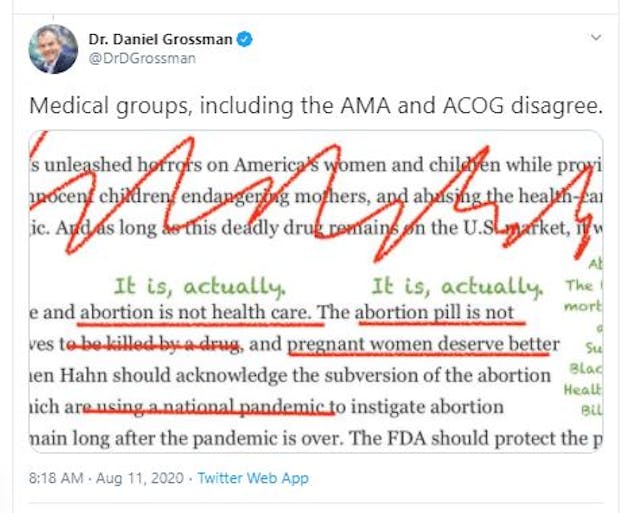 Fact checking the fact checkers: Yes, the abortion pill really is dangerous image