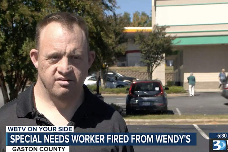wendys down syndrome fired