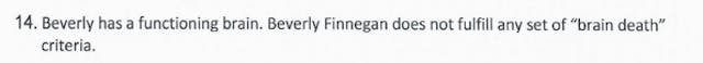 Affidavit that Beverley Finnegan is not “brain dead” Paul Byrne Affidavit