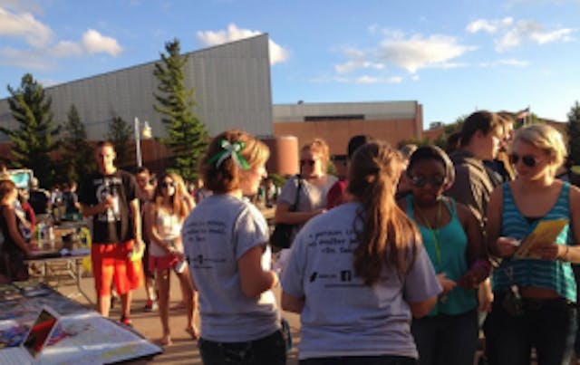 Katie, taking her own advice to “Get out there!” and defend life. Screenshot 2014-09-21 at 10.39.51 PM