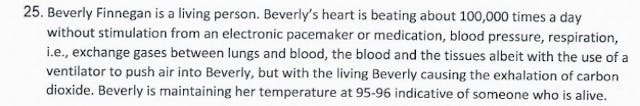 Affidavit says Beverly Finnegan is alive Paul Byrne Affidavit