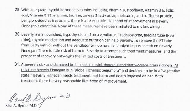 Paul Byrne Affidavit